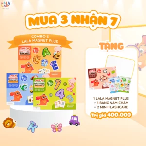Đồ Chơi Nam Châm Lala Magnet Plus Lalala Baby Hỗ Trợ Phát Triển Khả Năng Tư Duy Cho Bé