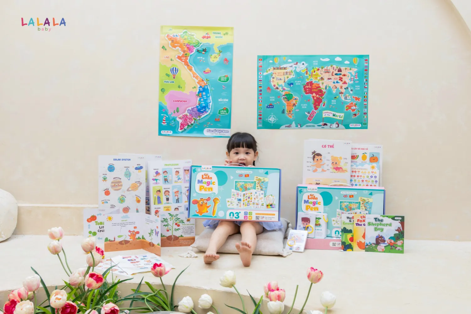Bút chấm đọc song ngữ Lala Magic Pen của Lalala Baby