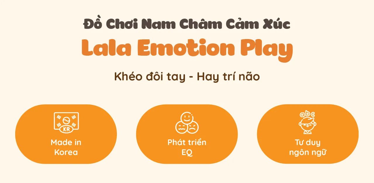 Bộ đồ chơi nam châm Lala Emotion Play 1