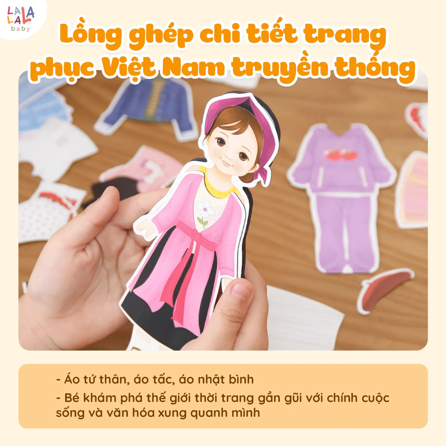 Bộ đồ chơi nam châm Lala Fashion Fun - Ảnh 5