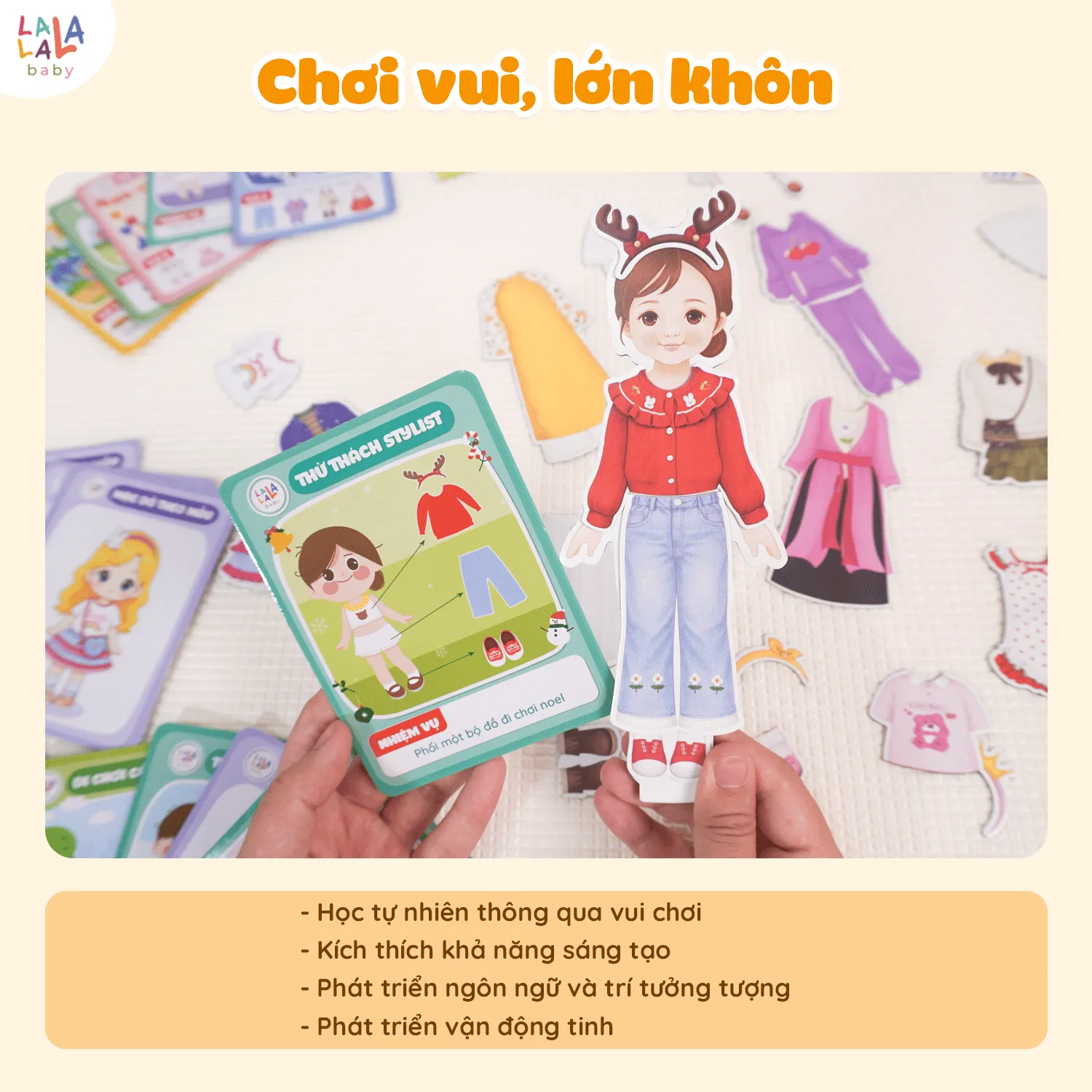 Bộ đồ chơi nam châm Lala Fashion Fun - Ảnh 4