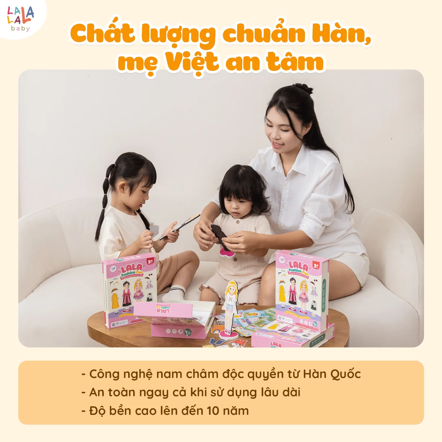 Bộ đồ chơi nam châm Lala Fashion Fun - Ảnh 9