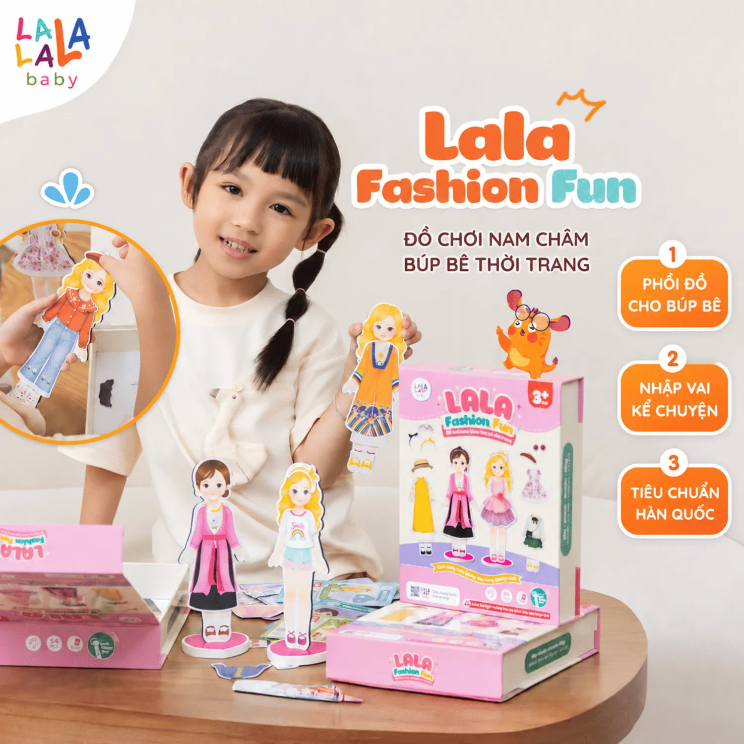 Bộ đồ chơi nam châm Lala Fashion Fun
