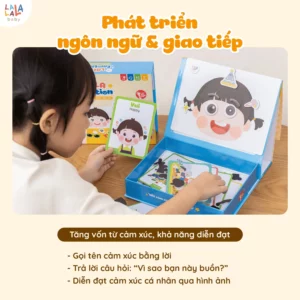Bộ đồ chơi nam châm Lala Emotion Play