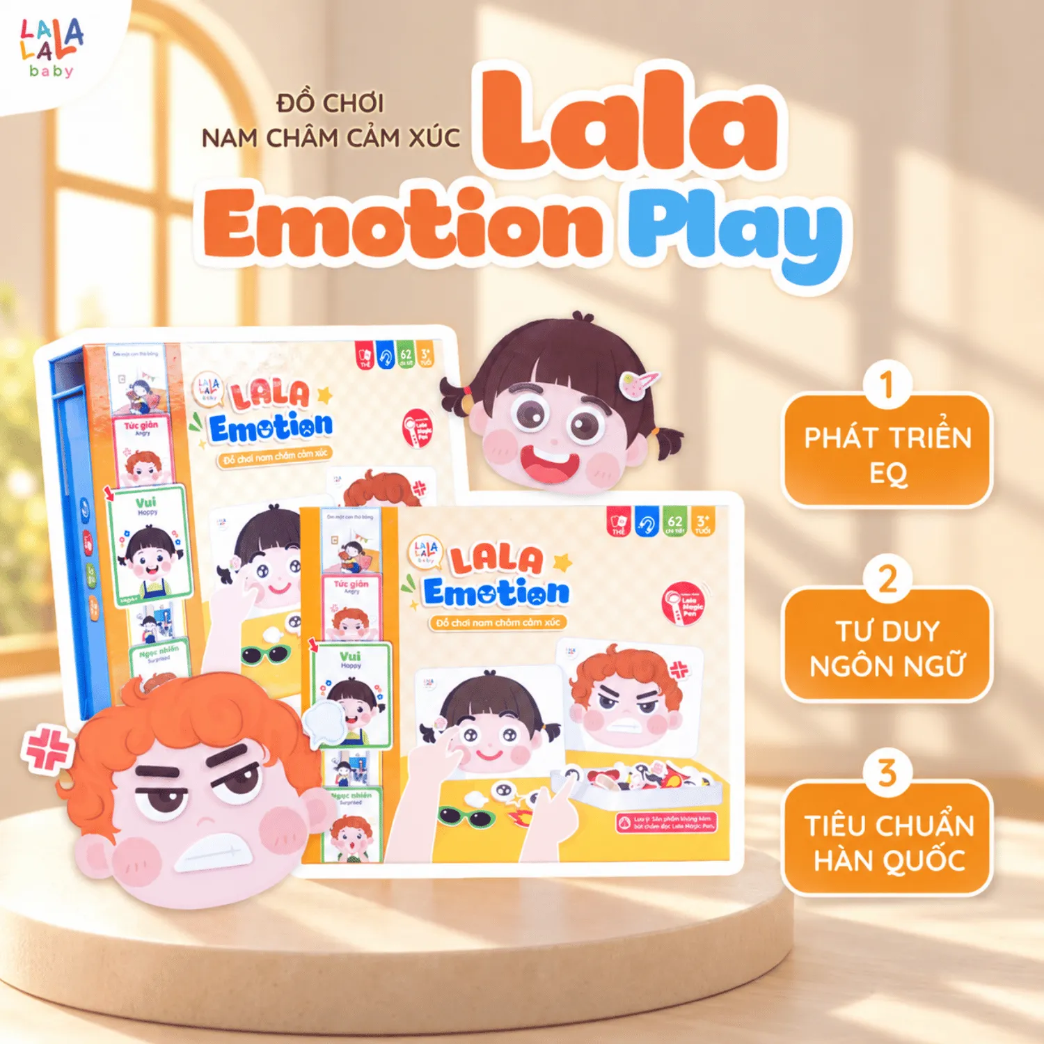 Bộ đồ chơi nam châm Lala Emotion Play