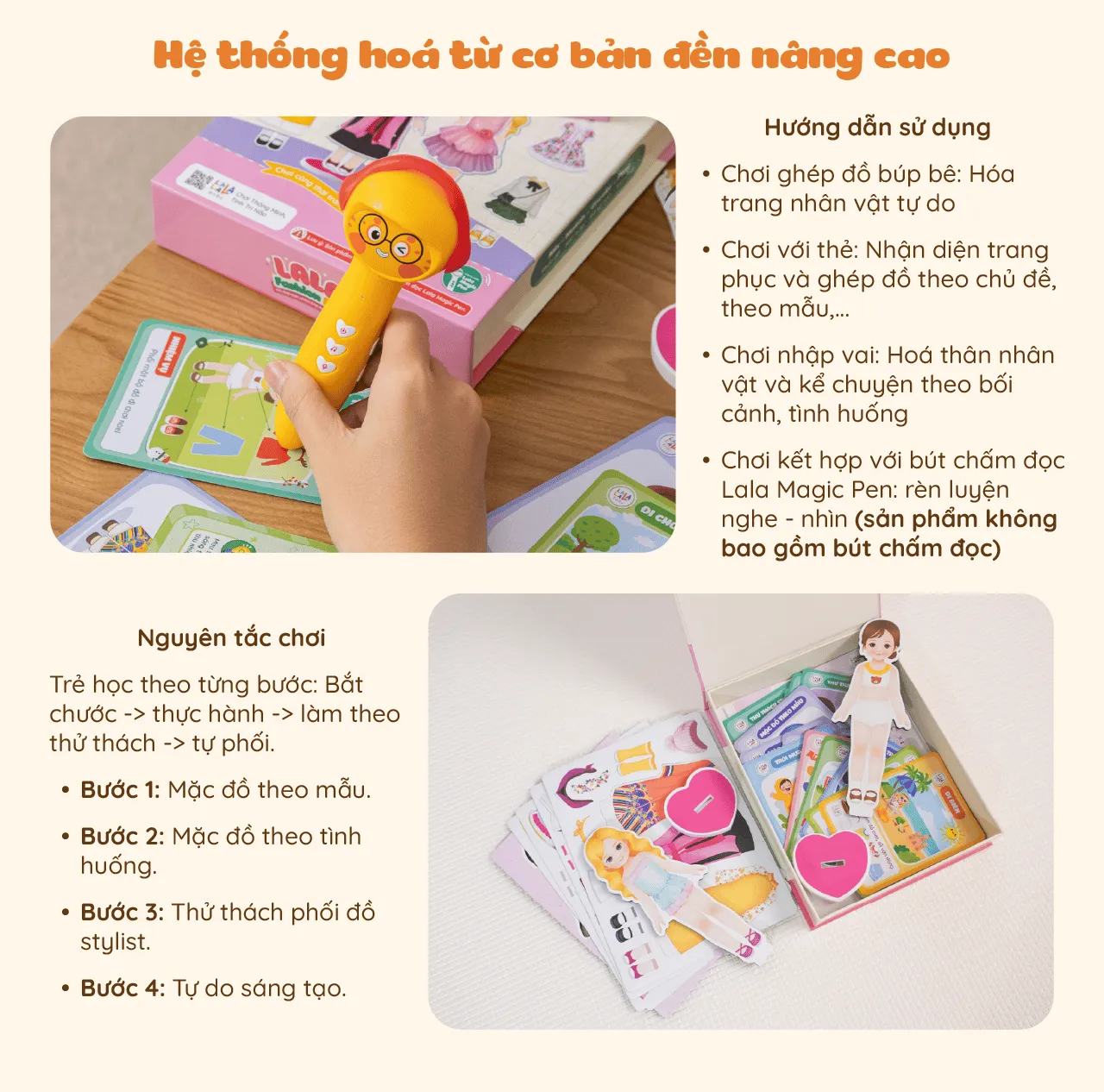 Bộ đồ chơi nam châm Lala Fashion Fun 8