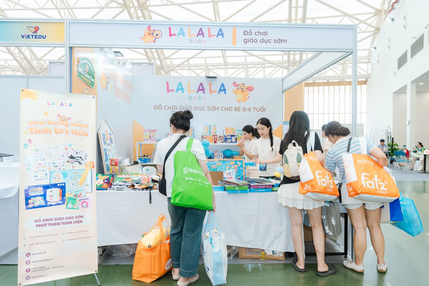Gian hàng Lalala Baby tại D38 – Hall 3, điểm hẹn của ba mẹ và bé tại VietBaby & VietEdu 2026
